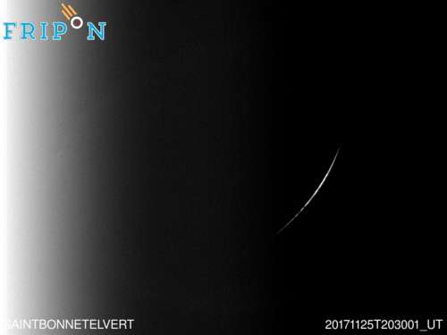 Full size image detection Saint-Bonnet-Elvert (FRLI02) 2017-11-25 20:30:01 Universal Time