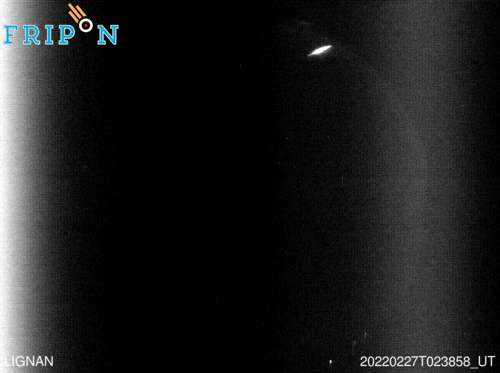 Full size image detection Lignan (ITVA01) 2022-02-27 02:38:58 Universal Time