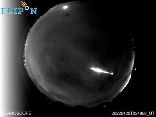 Full size image detection Uranoscope (FRIF03) 2022-04-20 03:49:58 Universal Time