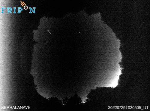 Full size image detection Serra La Nave (ITSI03) 2022-07-29 03:05:05 Universal Time
