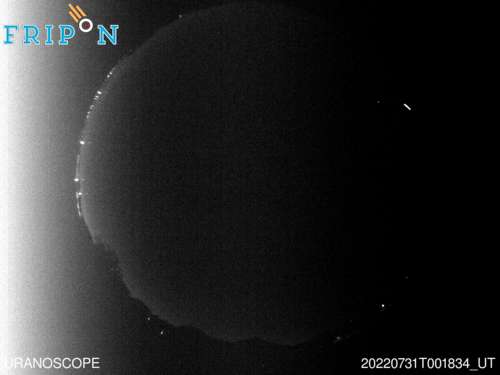 Full size image detection Uranoscope (FRIF03) 2022-07-31 00:18:34 Universal Time