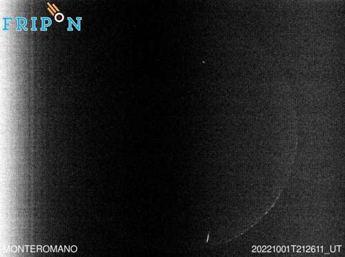 Full size image detection Monte Romano (ITER07) 2022-10-01 21:26:11 Universal Time