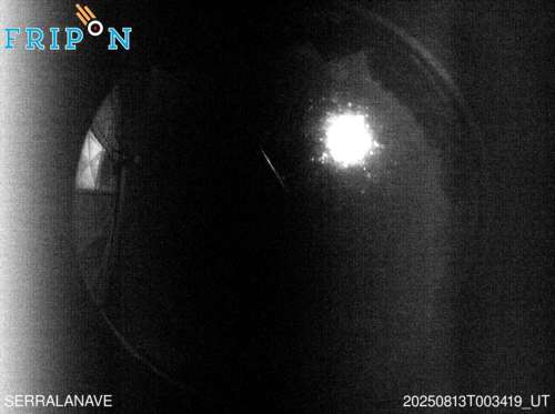Full size image detection Serra La Nave (ITSI03) 2025-08-13 00:34:19 Universal Time