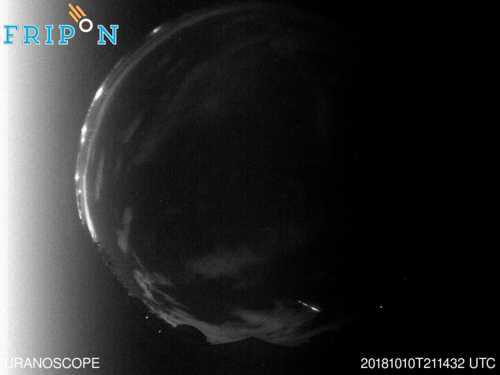 Full size image detection Uranoscope (FRIF03) 2018-10-10 21:14:14 Universal Time