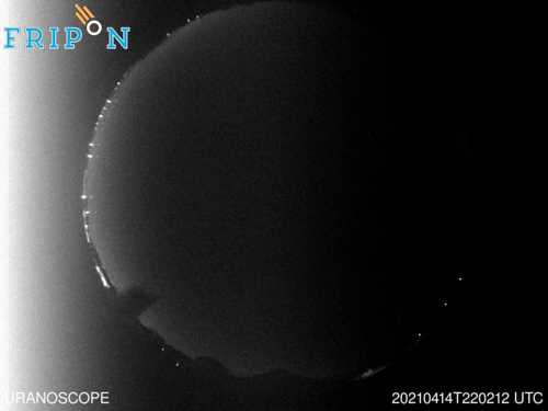 Full size image detection Uranoscope (FRIF03) 2021-04-14 22:02:12 Universal Time