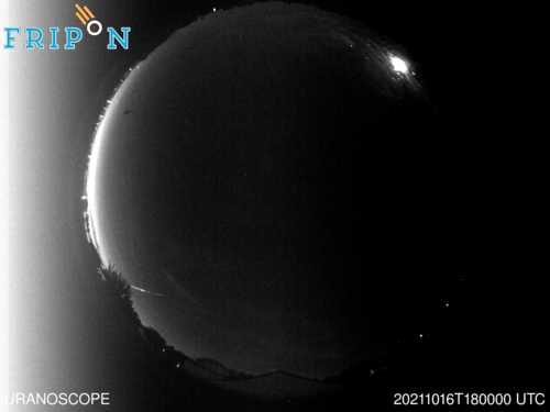 Full size image detection Uranoscope (FRIF03) 2021-10-16 18:00:00 Universal Time