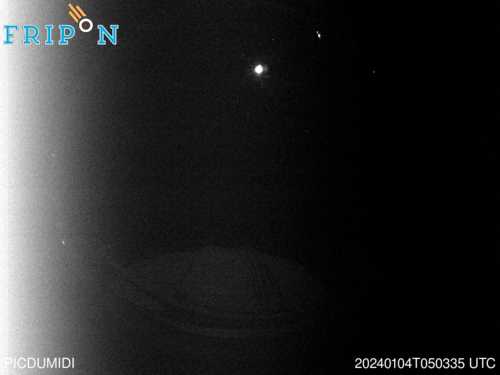 Full size image detection Pic du Midi de Bigorre (FRMP01) 2024-01-04 05:03:35 Universal Time