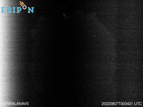 Full size image detection Serra La Nave (ITSI03) 2022-08-07 00:34:21 Universal Time