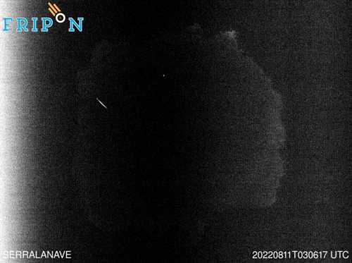 Full size image detection Serra La Nave (ITSI03) 2022-08-11 03:06:17 Universal Time