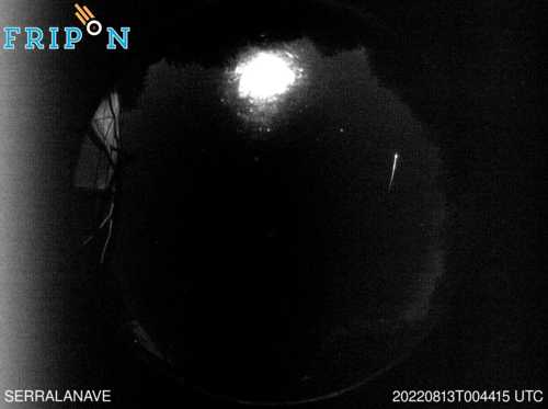 Full size image detection Serra La Nave (ITSI03) 2022-08-13 00:44:15 Universal Time