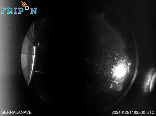 Full size image detection Serra La Nave (ITSI03) 2024-01-25 18:25:00 Universal Time