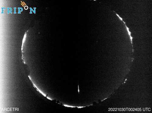 Full size image detection Arcetri (ITTO03) 2022-10-30 00:24:05 Universal Time