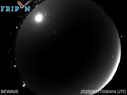 Full size capture Euro Space Center (BEWA05) 2025-08-11 03:04:14 Universal Time
