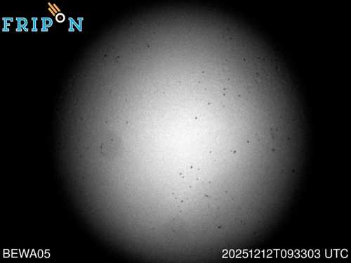 Full size capture Euro Space Center (BEWA05) 2025-12-12 09:33:03 Universal Time