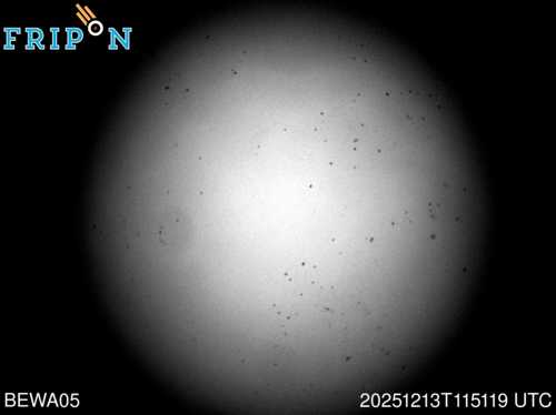 Full size capture Euro Space Center (BEWA05) 2025-12-13 11:51:19 Universal Time