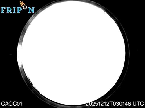 Full size capture Montréal - Planétarium (CAQC01) 2025-12-12 03:01:46 Universal Time