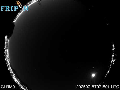 Full size capture Observatorio Cerro Calan - LFCA (CLRM01) 2025-07-18 07:15:01 Universal Time
