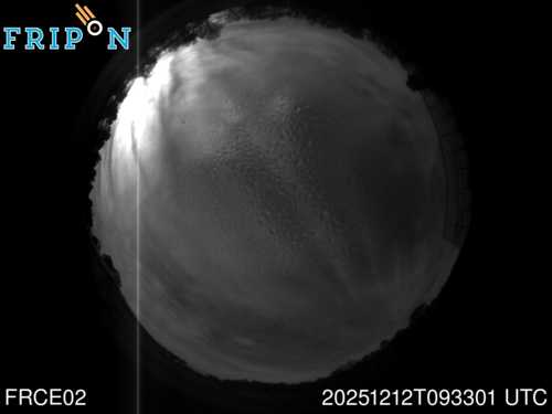 Full size capture Nancay - Pôle des étoiles (FRCE02) 2025-12-12 09:33:01 Universal Time