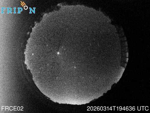 Full size capture Nancay - Pôle des étoiles (FRCE02) 2026-03-14 19:46:36 Universal Time