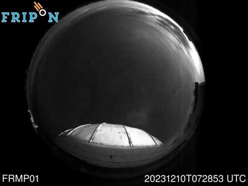 Full size capture Pic du Midi de Bigorre (FRMP01) 2023-12-10 07:28:53 Universal Time