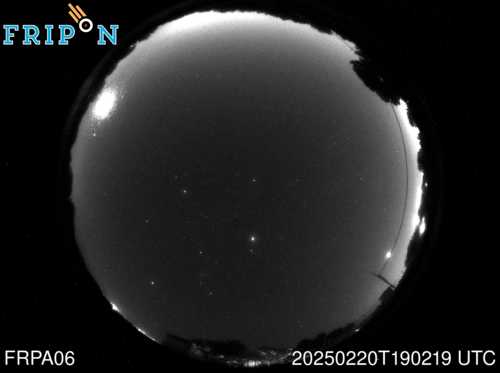 Full size capture Observatoire du Pic des fées - Hyeres (FRPA06) 2025-02-20 19:02:19 Universal Time