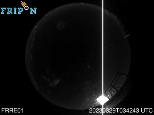 Full size capture observatoire du Maïdo - OPAR (FRRE01) 2023-03-29 03:42:43 Universal Time