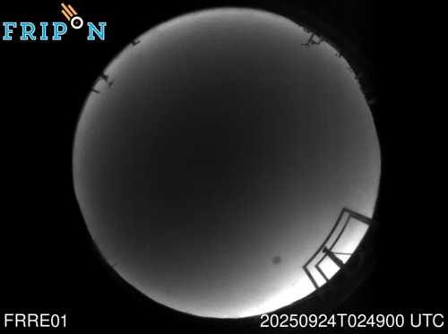 Full size capture observatoire du Maïdo - OPAR (FRRE01) 2025-09-24 02:49:00 Universal Time