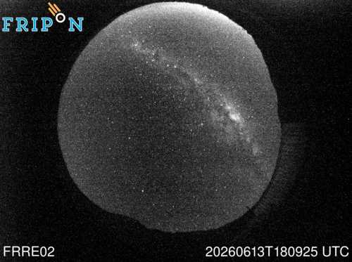 Full size capture Observatoire des Makes (FRRE02) 2026-06-13 18:09:25 Universal Time