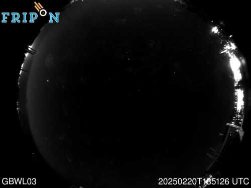 Full size capture Aberystwyth (GBWL03) 2025-02-20 18:51:26 Universal Time