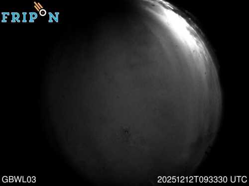 Full size capture Aberystwyth (GBWL03) 2025-12-12 09:33:30 Universal Time