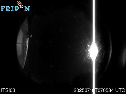 Full size capture Serra La Nave (ITSI03) 2025-07-18 07:05:34 Universal Time