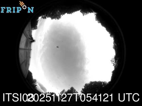 Full size capture Serra La Nave (ITSI03) 2025-11-27 05:41:21 Universal Time