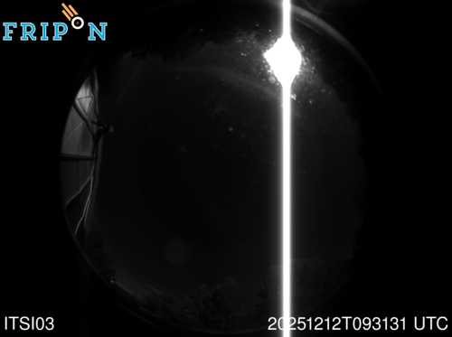 Full size capture Serra La Nave (ITSI03) 2025-12-12 09:31:31 Universal Time