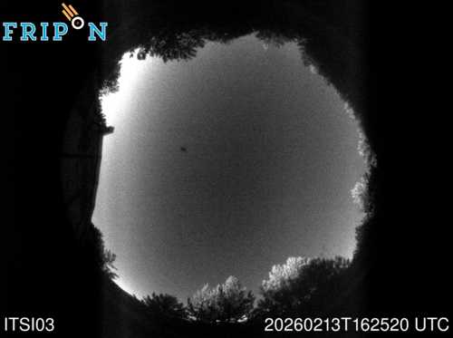 Full size capture Serra La Nave (ITSI03) 2026-02-13 16:25:20 Universal Time